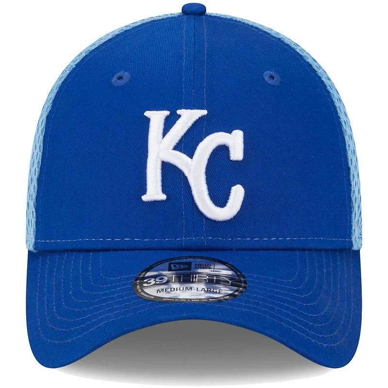 Casquette Flex New Era Royal Kansas City Royals Team Neo 39THIRTY pour homme