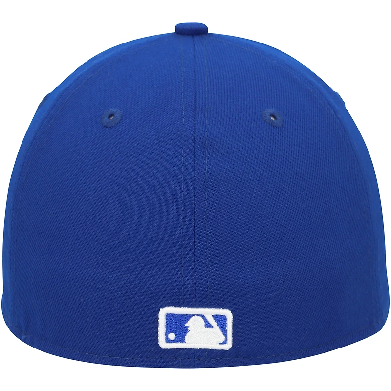 Men's New Era  Royal Kansas City Royals White Logo Low Profile 59FIFTY Fitted Hat