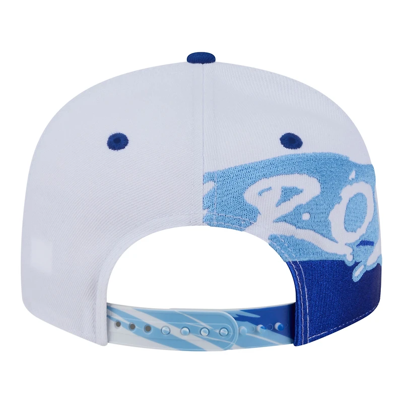 Men's New Era White/Royal Kansas City Royals 9FIFTY Snapback Hat