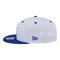 Men's New Era White/Royal Kansas City Royals 9FIFTY Snapback Hat
