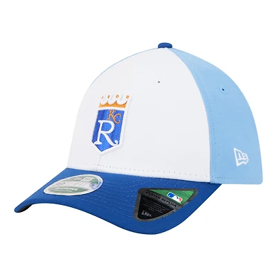 Men's New Era Royal Kansas City Royals Player Replica 39THIRTY M-Crown Flex Hat