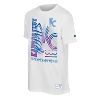 Men's New Era  White Kansas City Royals 2026 Connect Photo Real T-Shirt