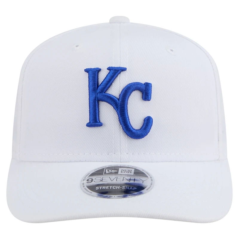 Men's New Era White Kansas City Royals COOLERA 9SEVENTY Adjustable Hat