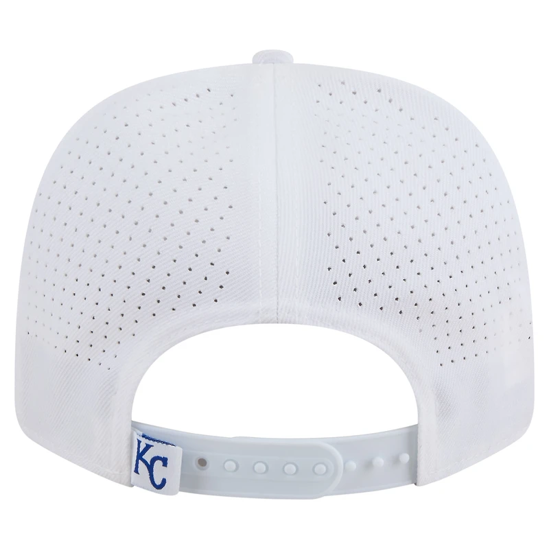 Men's New Era White Kansas City Royals COOLERA 9SEVENTY Adjustable Hat