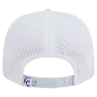 Men's New Era White Kansas City Royals COOLERA 9SEVENTY Adjustable Hat