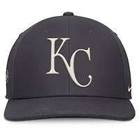 Men's Nike Anthracite Kansas City Royals Statement Pro Snapback Hat