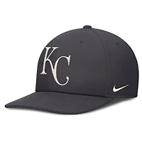 Men's Nike Anthracite Kansas City Royals Statement Pro Snapback Hat