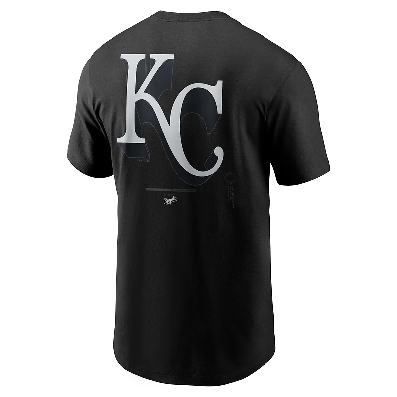 Men's Nike  Black Kansas City Royals Bar Loading T-Shirt