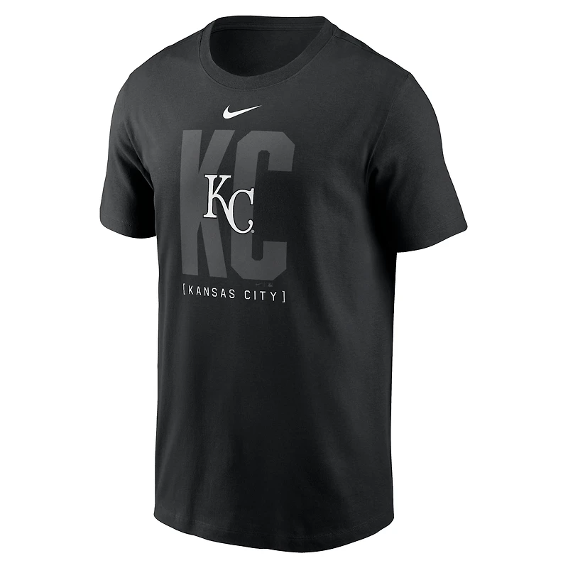 Men's Nike Black Kansas City Royals Fashion Local T-Shirt