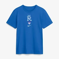 T-shirt Nike bleu Kansas City Royals 2026 Connect 2-Hit pour homme