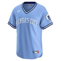 Men's Nike Bo Jackson Light Blue Kansas City Royals Throwback Cooperstown Collection Limited Jersey