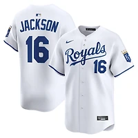 Maillot de joueur à domicile Nike Bo Jackson blanc Kansas City Royals pour homme