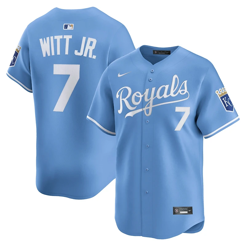 Men's Nike Bobby Witt Jr. White Kansas City Royals Home Limited Player Jersey