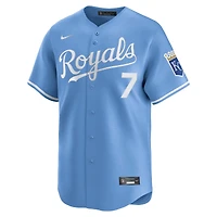 Maillot Nike Bobby Witt Jr. blanc pour homme, édition limitée, domicile des Royals de Kansas City