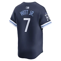 Men's Nike Bobby Witt Jr. Navy Kansas City Royals Connect Limited Jersey