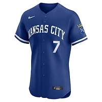 Maillot Nike Bobby Witt Jr. Royal Alternate 2 Elite Player pour homme des Royals de Kansas City