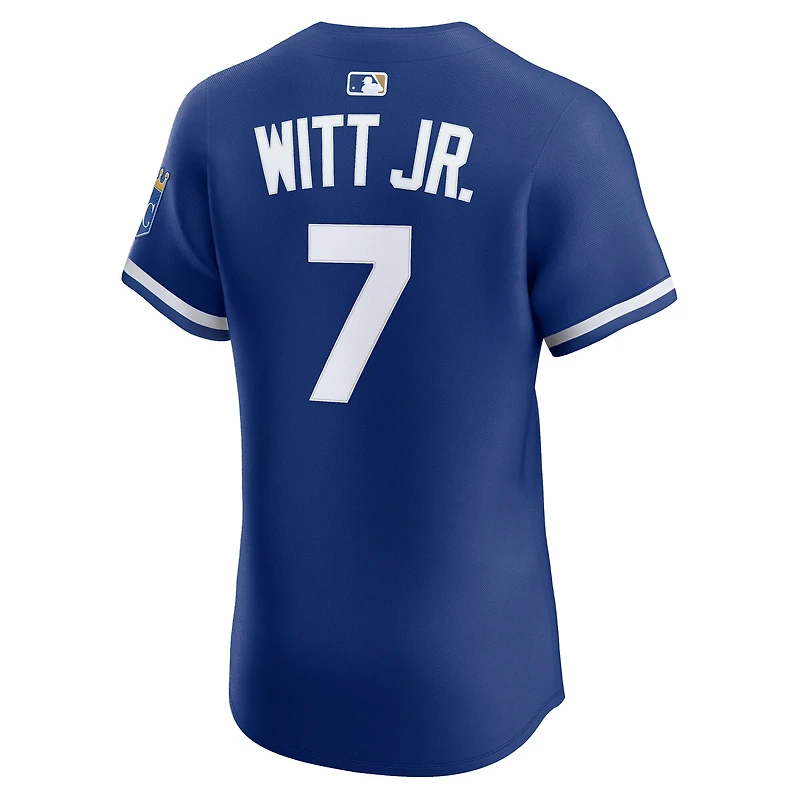 Maillot Nike Bobby Witt Jr. Royal Alternate 2 Elite Player pour homme des Royals de Kansas City