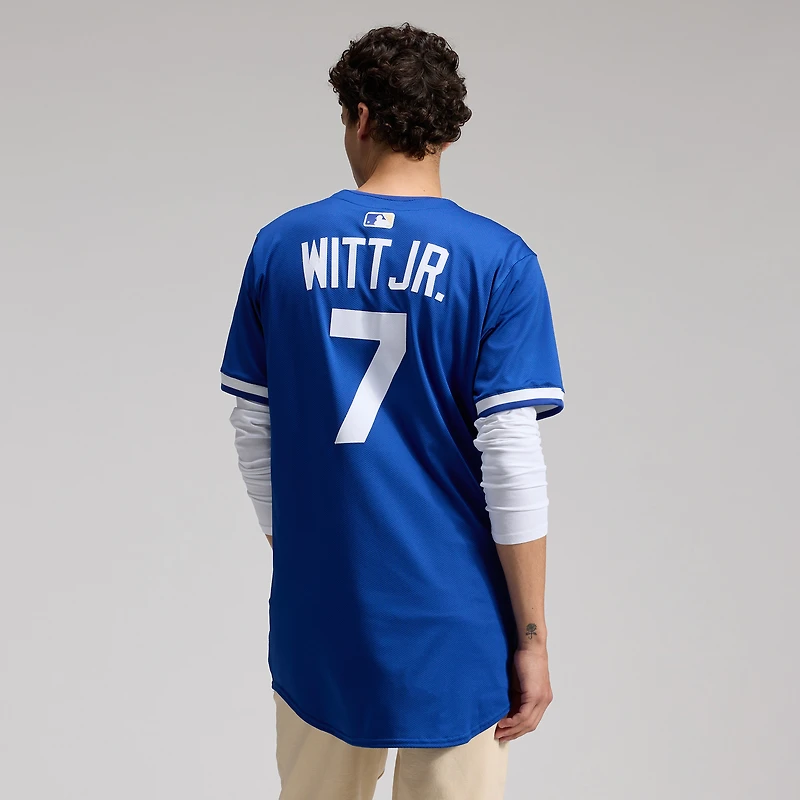 Men's Nike Bobby Witt Jr. Royal Kansas City Royals Alternate 2 Elite Player Jersey