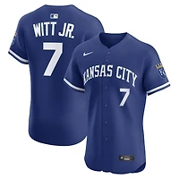 Men's Nike Bobby Witt Jr. Royal Kansas City Royals Alternate 2 Elite Player Jersey