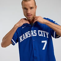 Men's Nike Bobby Witt Jr. Royal Kansas City Royals Alternate 2 Limited Player Jersey