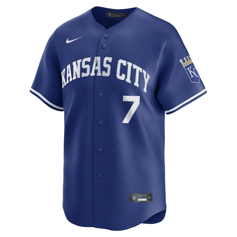 Maillot de joueur Nike Bobby Witt Jr. Royal Kansas City Royals Alternate 2 Limited pour homme