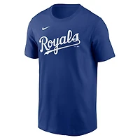 Men's Nike Bobby Witt Jr. Royal Kansas City Royals Fuse Name & Number T-Shirt