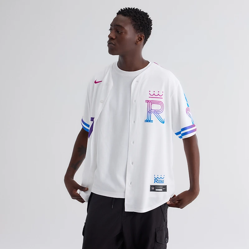 Men's Nike Bobby Witt Jr. White Kansas City Royals 2026 Connect Stadium Jersey