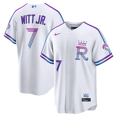 Men's Nike Bobby Witt Jr. White Kansas City Royals 2026 Connect Stadium Jersey