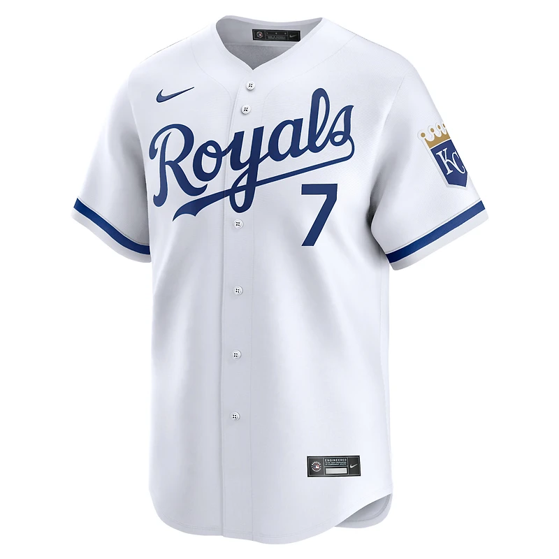 Maillot de joueur Nike Bobby Witt Jr. pour hommes, blanc, Kansas City Royals, domicile, édition limitée