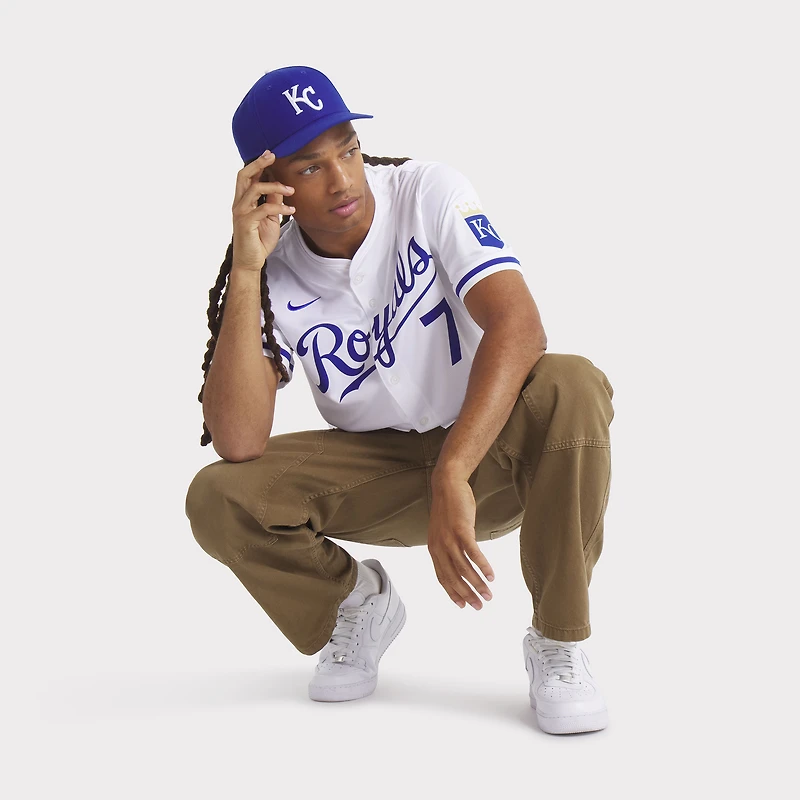Men's Nike Bobby Witt Jr. White Kansas City Royals Home Limited Player Jersey
