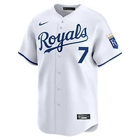 Men's Nike Bobby Witt Jr. White Kansas City Royals Home Limited Player Jersey