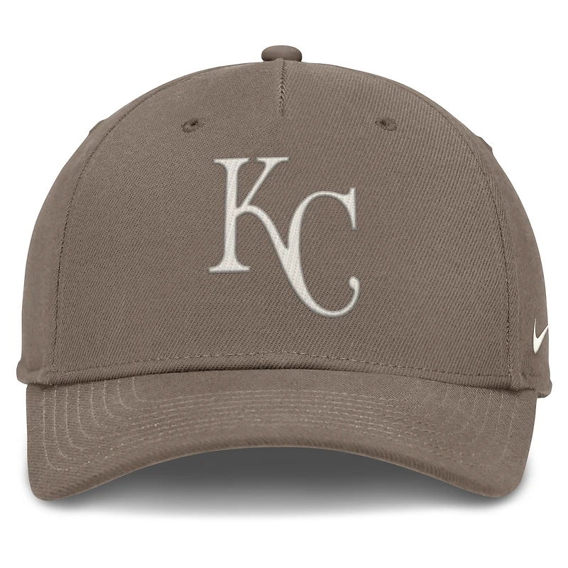Casquette ajustable Nike Kansas City Royals Rise Performance pour homme marron
