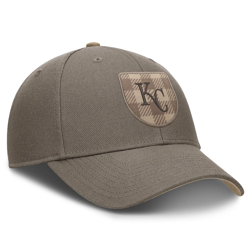 Men's Nike Brown Kansas City Royals Statement Rise Adjustable Hat