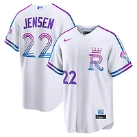 Men's Nike Carter Jensen White Kansas City Royals 2026 Connect Stadium Jersey