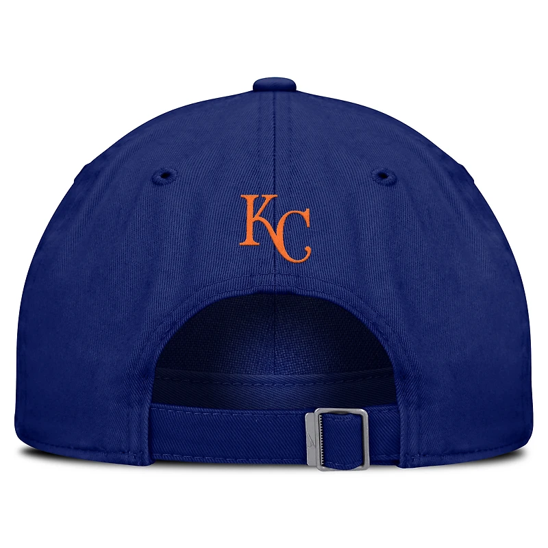 Casquette ajustable Nike Royals de Kansas City pour homme, bleu marine profond