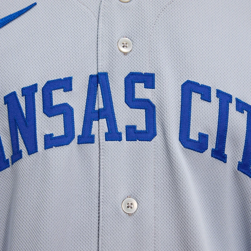 Men's Nike Gray Kansas City Royals 2022 Road Authentic Jersey
