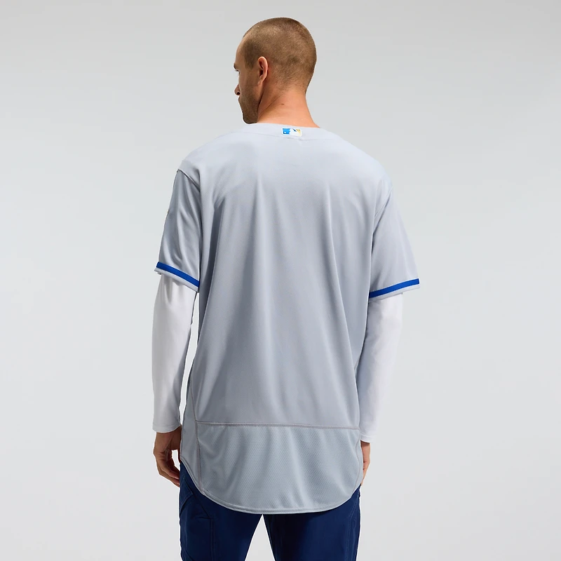 Maillot Nike authentique pour homme des Kansas City Royals 2022 Road, gris