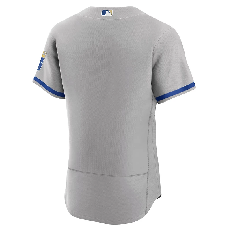 Maillot Nike authentique pour homme des Kansas City Royals 2022 Road, gris