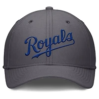 Men's Nike  Gray Kansas City Royals Swoosh Performance Flex Hat