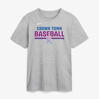 Men's Nike Heather Gray Kansas City Royals 2026 Connect Stacked Team Phrase T-Shirt