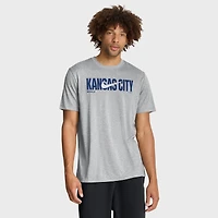 T-shirt Nike Dri-FIT Legend Swoosh gris chiné pour homme, Kansas City Royals