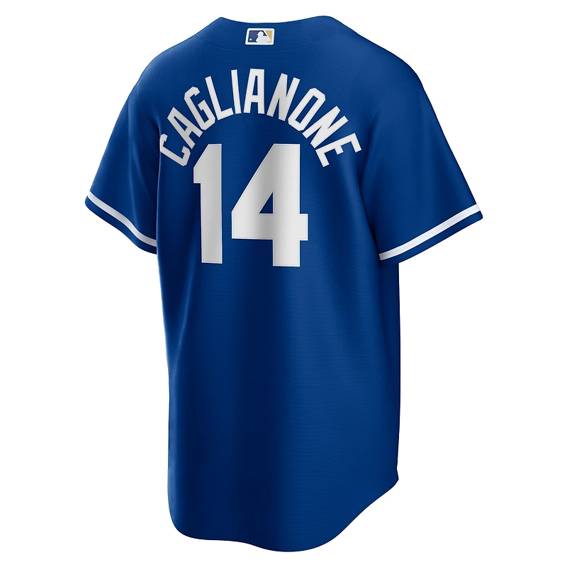 Men's Nike Jac Caglianone Royal Kansas City Royals Alternate Replica Jersey