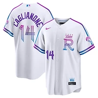 Men's Nike Jac Caglianone White Kansas City Royals 2026 Connect Stadium Jersey