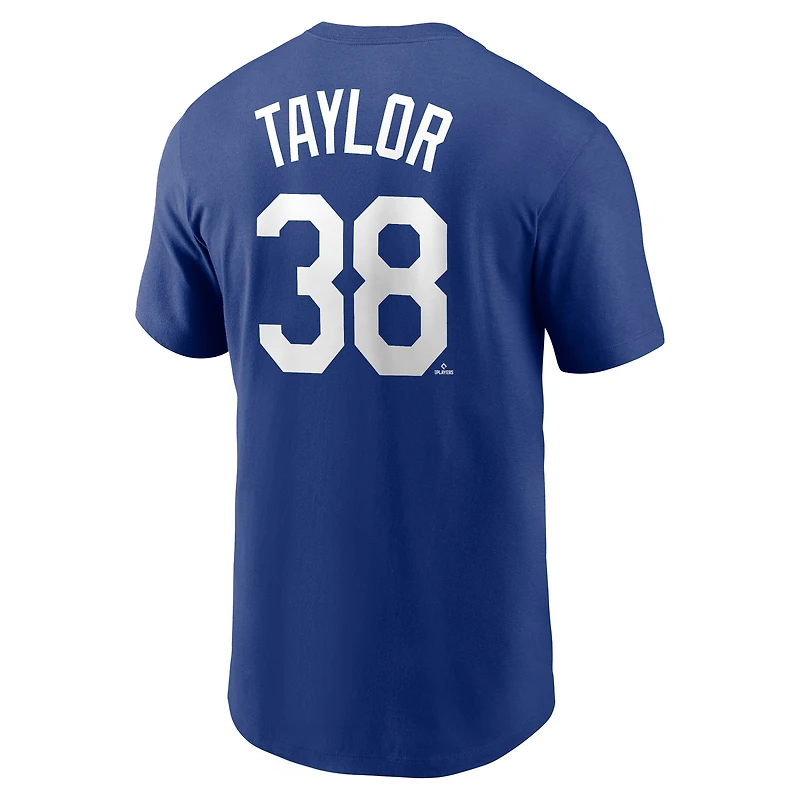 T-shirt Nike Josh Taylor Royal Kansas City Royals avec nom et numéro pour homme