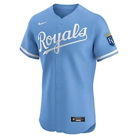 Maillot Nike bleu clair Kansas City Royals Alternate Elite pour homme