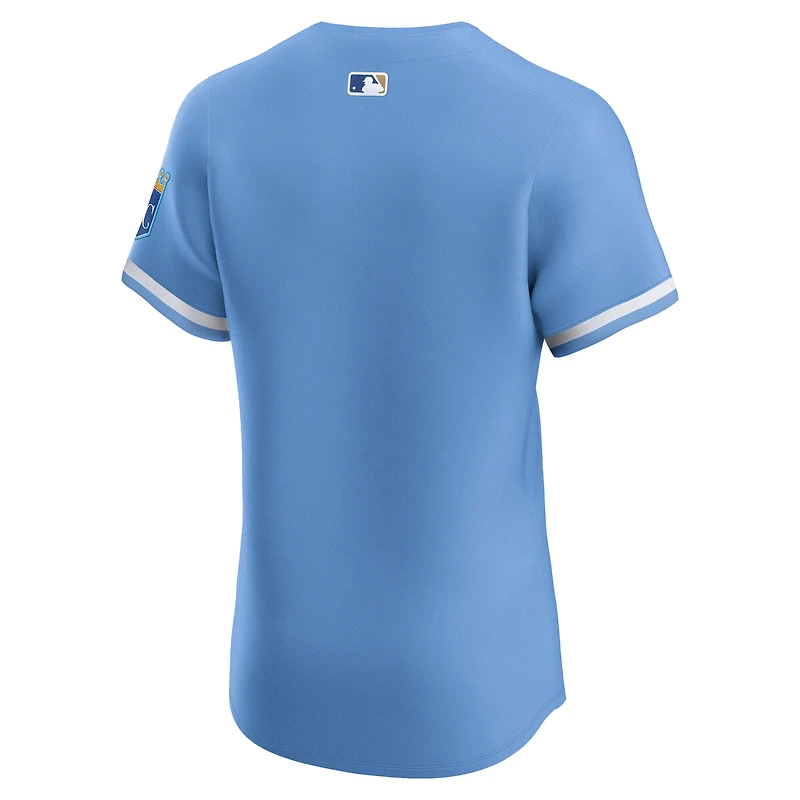 Maillot Nike bleu clair Kansas City Royals Alternate Elite pour homme