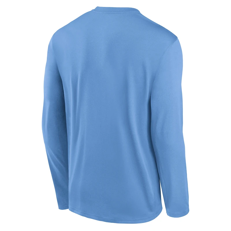 Men's Nike Light Blue Kansas City Royals Authentic Collection Legend Dri-FIT Long Sleeve T-Shirt