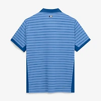 Men's Nike Light Blue Kansas City Royals Authentic Collection Striped Victory Dri-FIT Polo