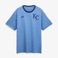 Men's Nike Light Blue Kansas City Royals Cooperstown Collection Ringer T-Shirt