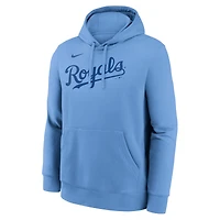 Men's Nike Light Blue Kansas City Royals Dri-Fit Club Hoodie
